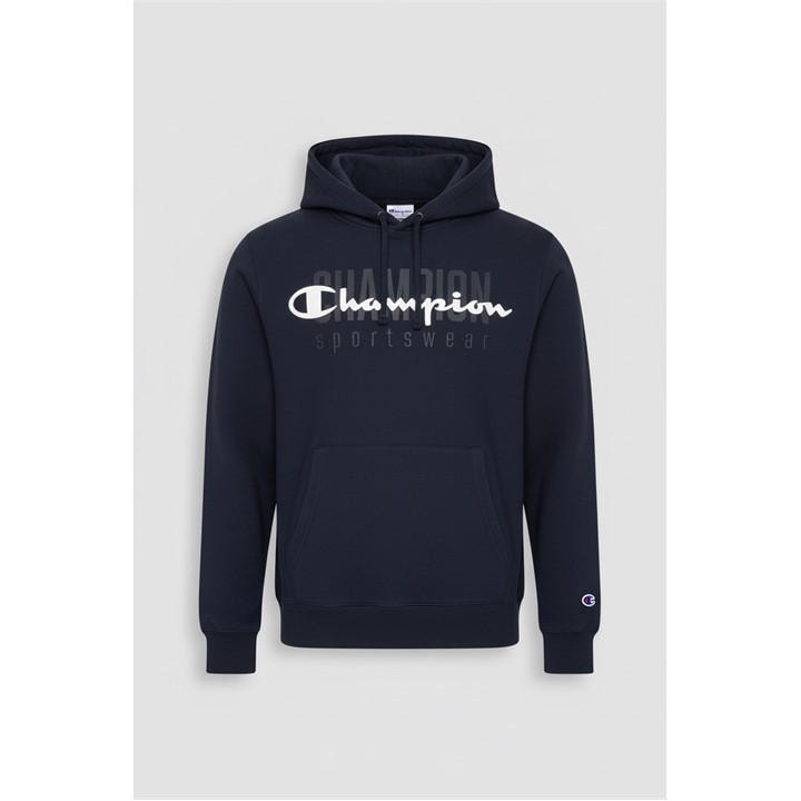 Champion Men's Blue Overhead Hoodie in Size XL, Sports Direct