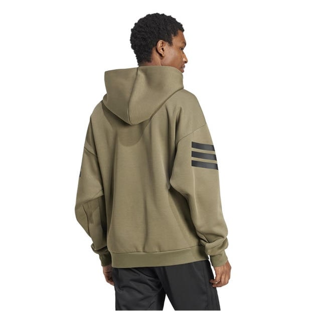 Олива Страта - adidas - Future Icons 3-Stripes Hoodie Mens