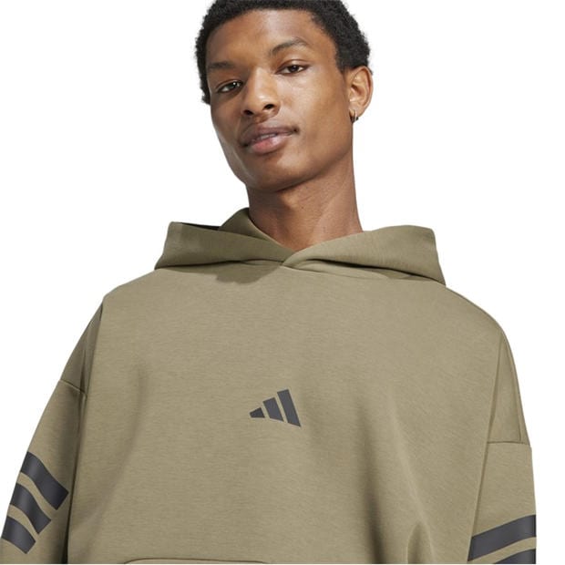 Олива Страта - adidas - Future Icons 3-Stripes Hoodie Mens