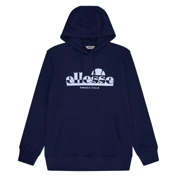 Ellesse Men's Blue Overhead Hoodie in Size M, Sports Direct