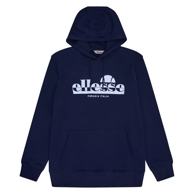 Navy - Ellesse - Men's Overhead Hoodie