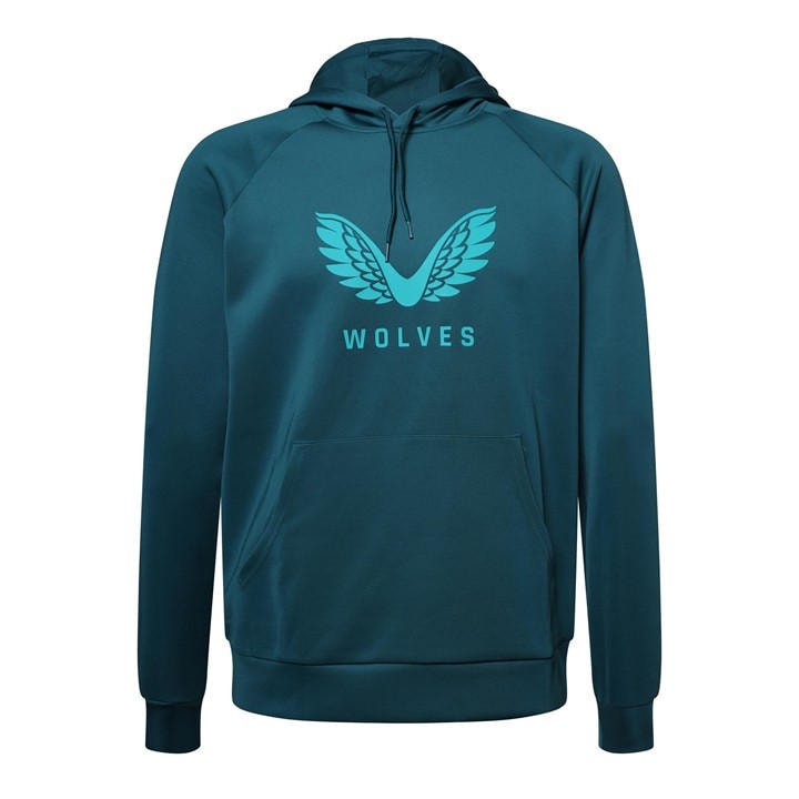 Castore Men's Blue Overhead Hoodie in Size XL, Sports Direct