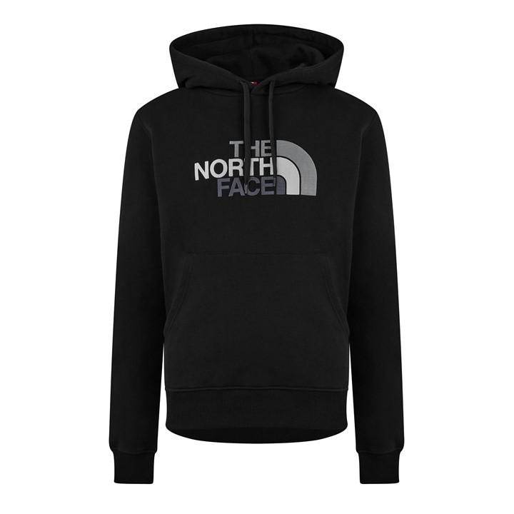 The North Face Men's Black Drew Over-The-Head Hoodie in Size 2XL, Sports Direct
