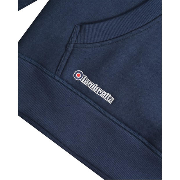 Navy - Lambretta - Men's Target Hoodie
