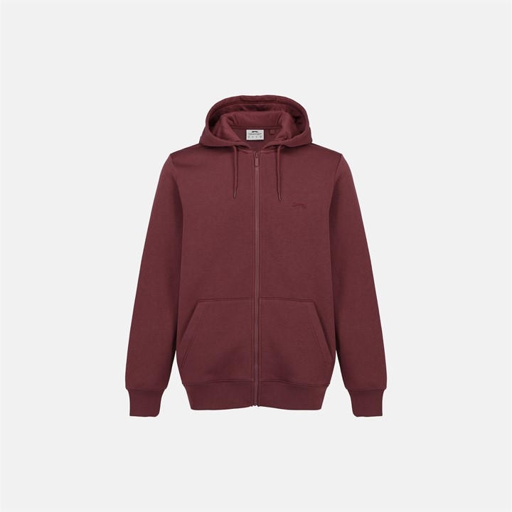 Slazenger Men's Brown Full Zip Hoodie in Size L, Sports Direct