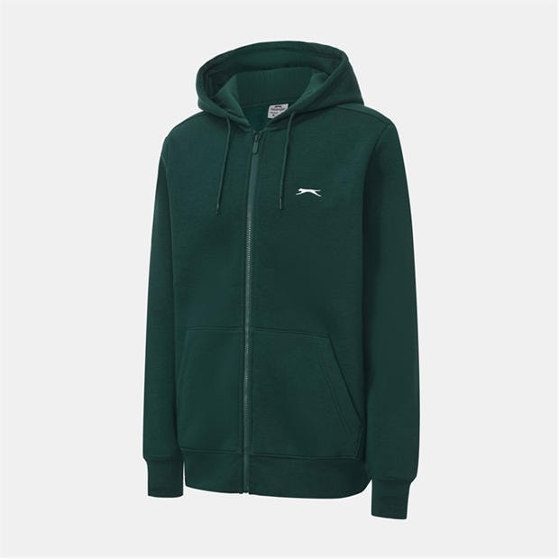 Forest Green - Slazenger - Full Zip Hoodie Mens