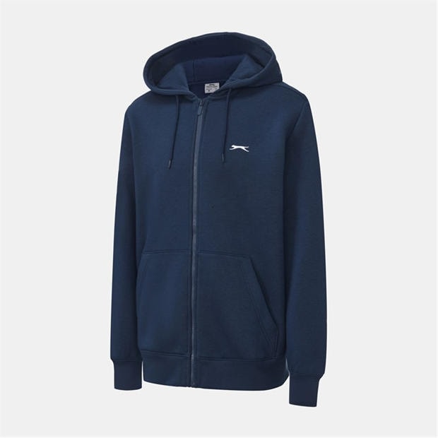 Steel Blue - Slazenger - Full Zip Hoodie Mens