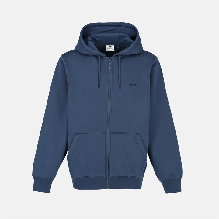 Slazenger Men's Blue Full Zip Hoodie in Size 2XL, Sports Direct