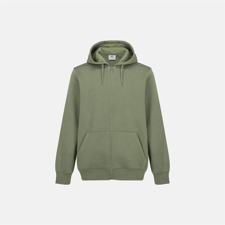 Slazenger Men's Green Full Zip Hoodie in Size 2XL, Sports Direct