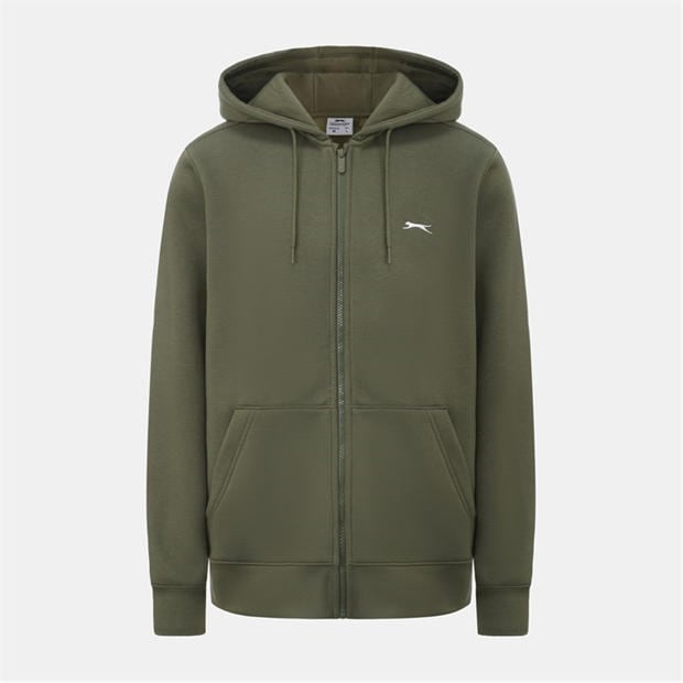 Khaki - Slazenger - Full Zip Hoodie Mens