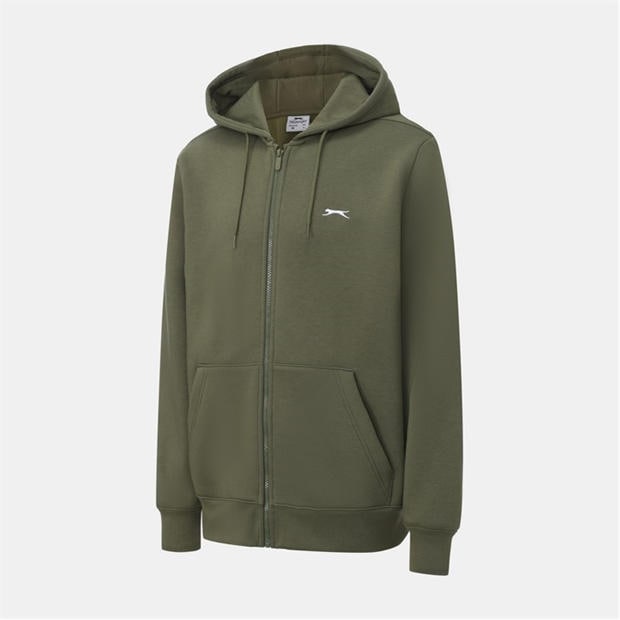 Khaki - Slazenger - Full Zip Hoodie Mens
