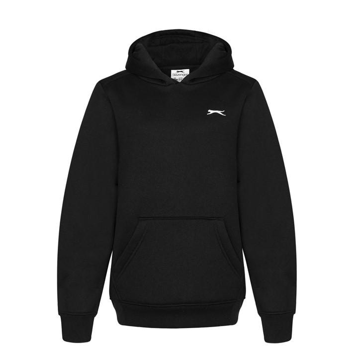 Slazenger Boys Black Fleece Hoodie  in Size 9 - 10 Years, Sports Direct