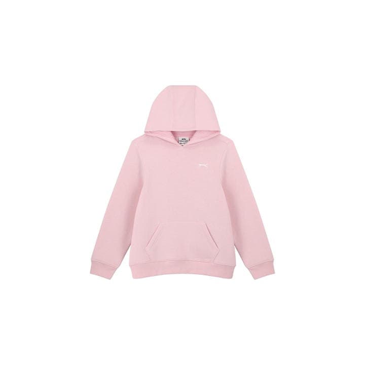 Slazenger Boys Pink Fleece Hoodie  in Size 13 Years, Sports Direct
