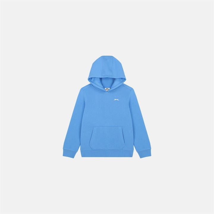 Slazenger Boys Blue Fleece Hoodie  in Size 13 Years, Sports Direct