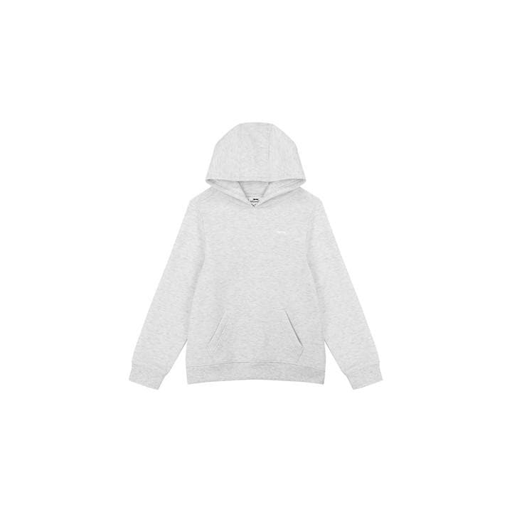 Slazenger Boys Grey Fleece Hoodie  in Size 13 Years, Sports Direct