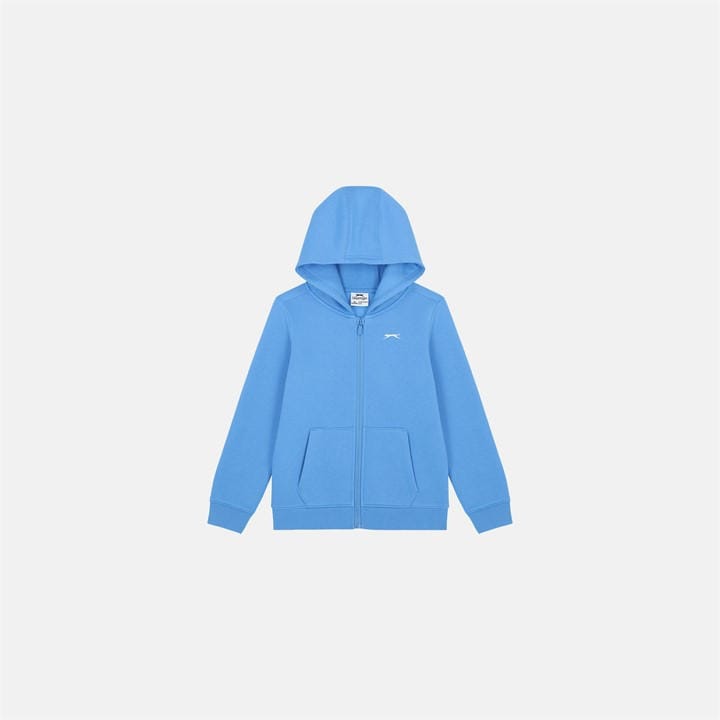 Slazenger Boys Blue Zip Hoodie Junior Size 9