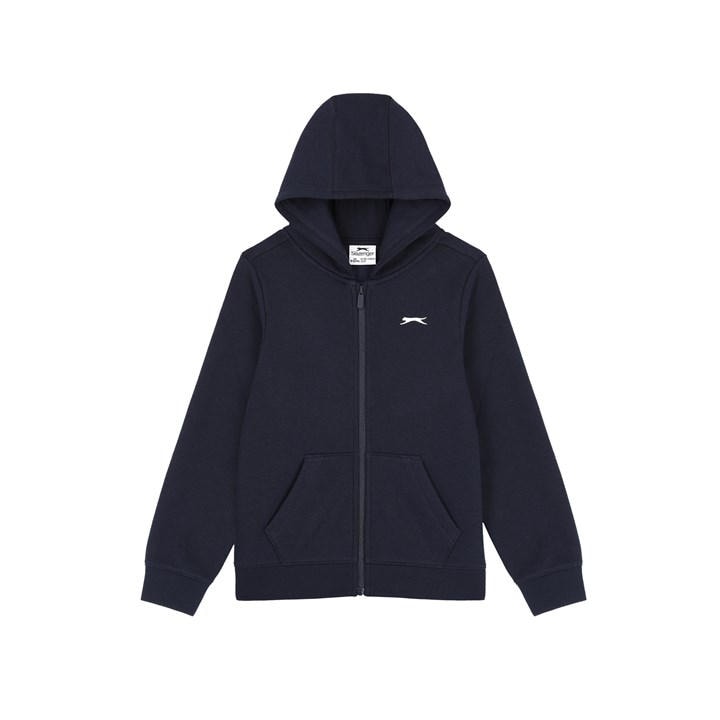 Slazenger Boys Blue Full Zip Hoodie  in Size 9 - 10 Years, Sports Direct
