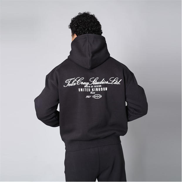 Black - Tela Cruz - Men's Studio Overhead Hoodie
