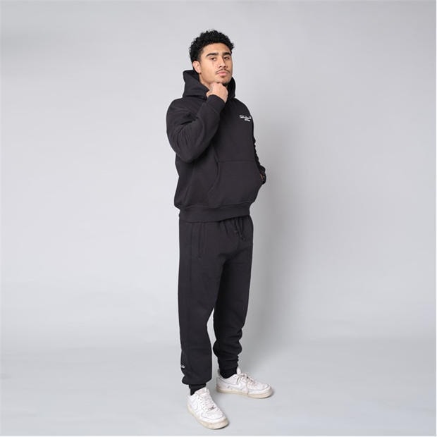 Black - Tela Cruz - Men's Studio Overhead Hoodie