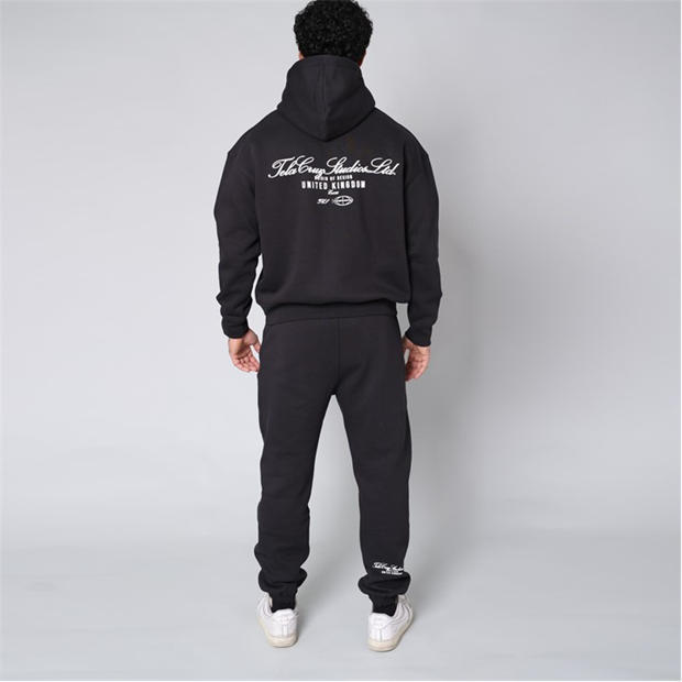 Black - Tela Cruz - Men's Studio Overhead Hoodie