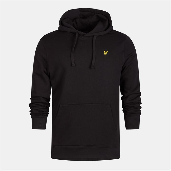 Lyle And Scott Men's Black Basic Logo Hoodie in Size XL, Sports Direct