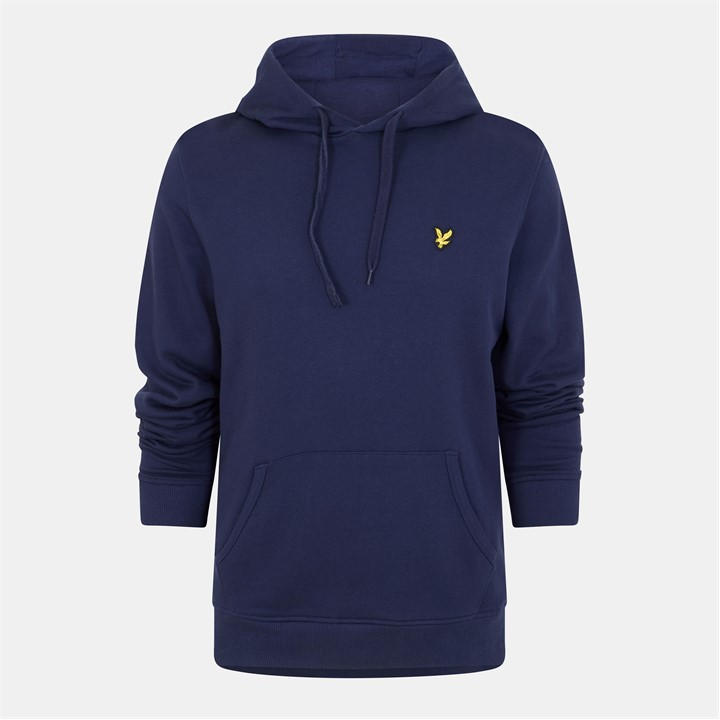 Lyle And Scott Men's Blue Basic Logo Hoodie in Size 2XL, Sports Direct