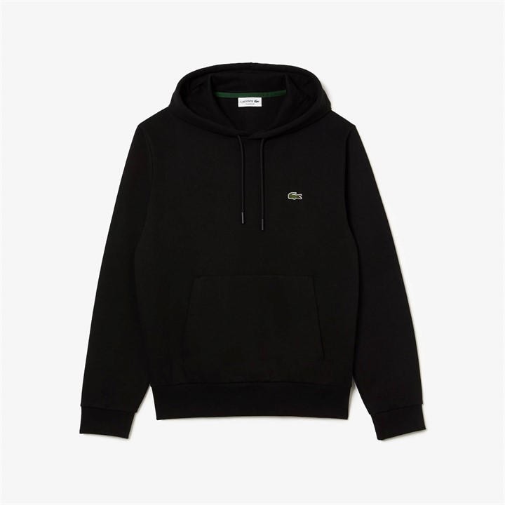 Lacoste Men's Black Basic Over-The-Head Hoodie in Size 3XL, Sports Direct