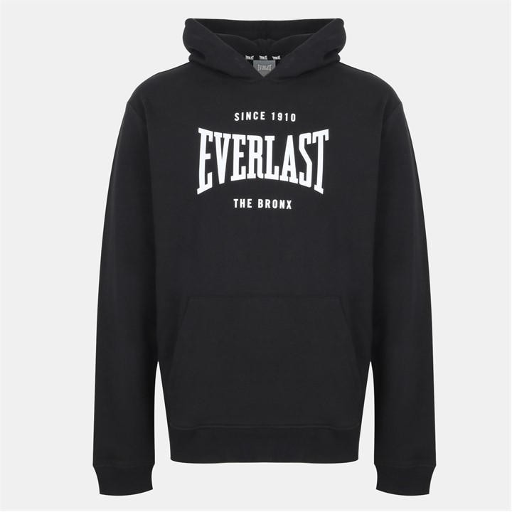 Everlast Men' Black Oversized Fit Cotton Hoodie in Size S, Sports Direct
