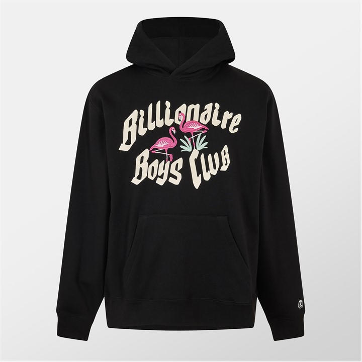 Billionaire Boys Club Men's Black Flamingo Hoodie in Size XL, Sports Direct
