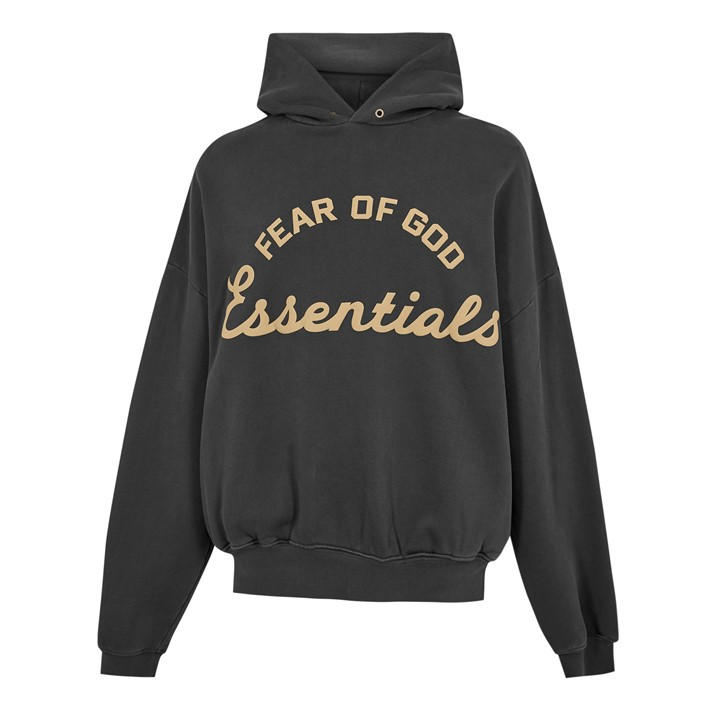 Fear Of God Essentials Men's Black Overhead Hoodie in Size XS, Sports Direct