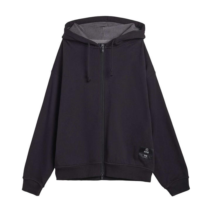 Y3 Men' Black F1 Zip Hoodie in Size S, Sports Direct