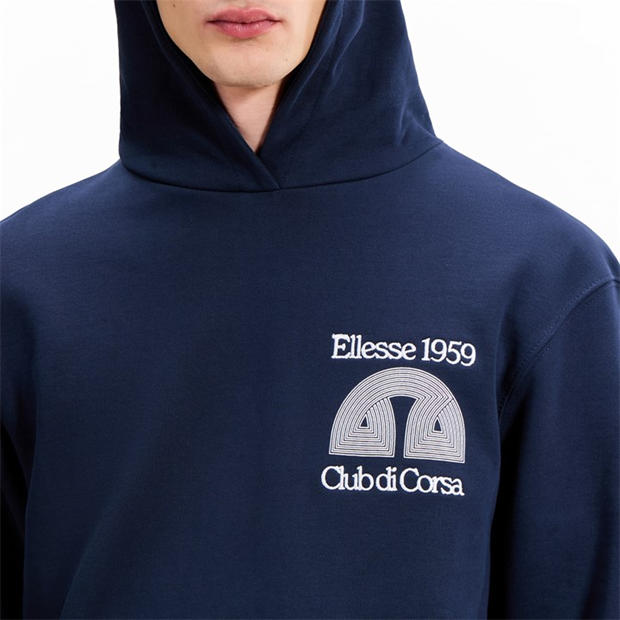 Navy - Ellesse - Men's Overhead Hoodie