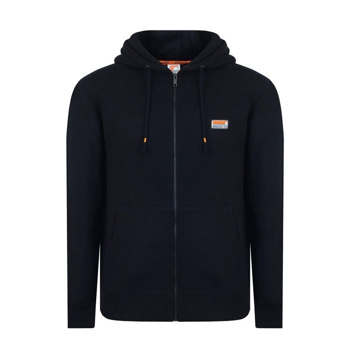 Soulcal Men' Black Signature Zip Hoodie in Size S, Sports Direct