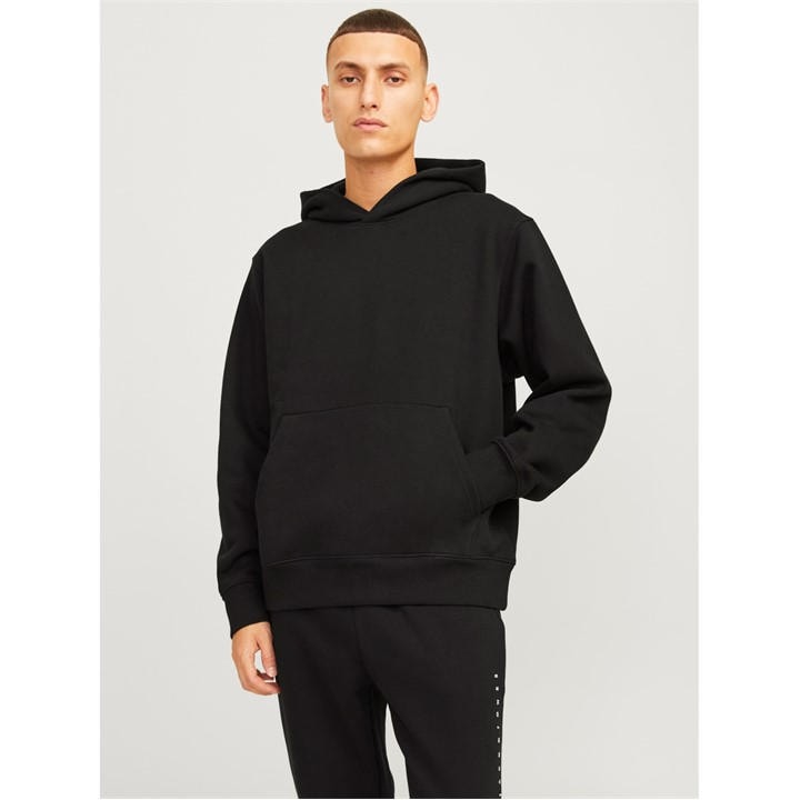 Jack And Jones Men's Black Urban Edge 400 Gsm Hoodie in Size M, Sports Direct