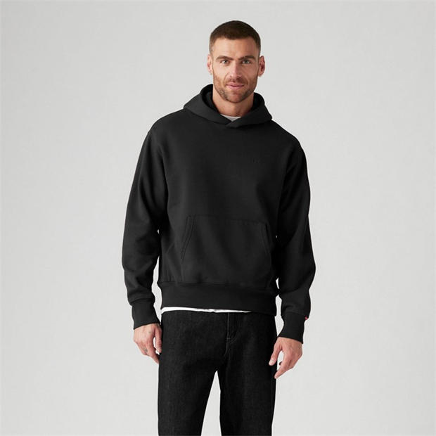 Black - Levis - Men's Authentic Pull Over Hoodie