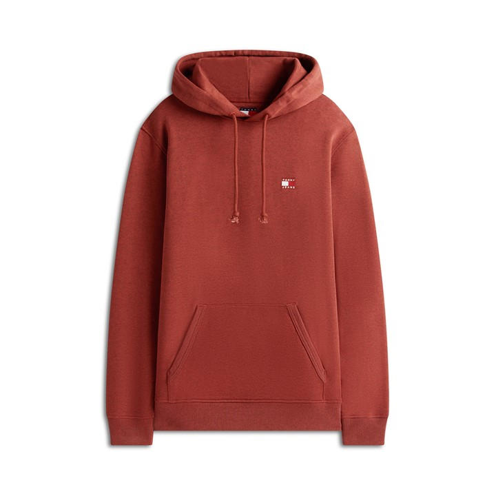 Tommy Jeans Men's Red Xs Badge Hoodie in Size XL, Sports Direct