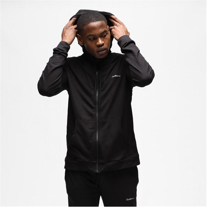 Ben Sherman Men' Black Bolton Hoodie in Size S, Sports Direct