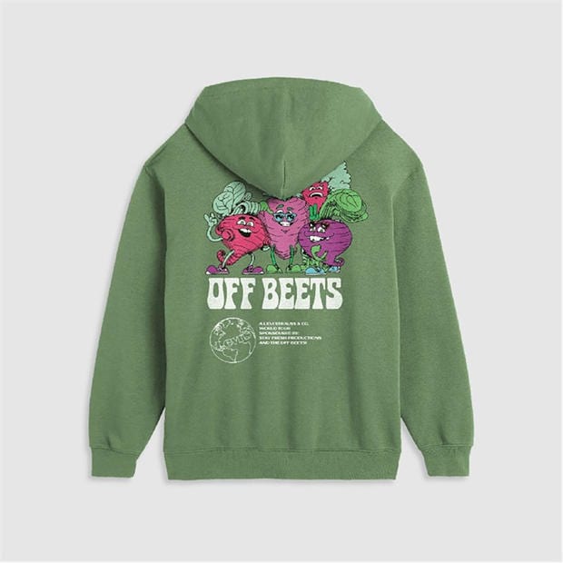 Off Beet Wreath - Levis - Men's Graphic Relaxed Hoodie