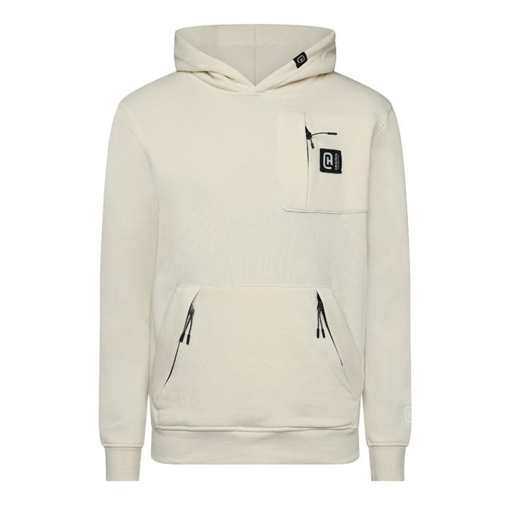 Crosshatch Men' Neutral Ch Portville Hoodie Sn64 in Size S, Sports Direct