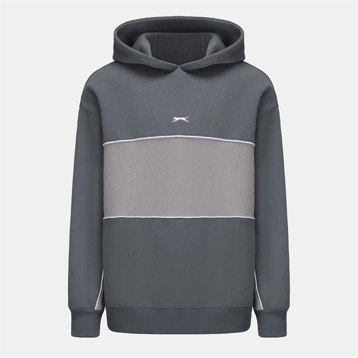 Slazenger Men' Grey Fleece Sportswear Hoodie in Size S, Sports Direct