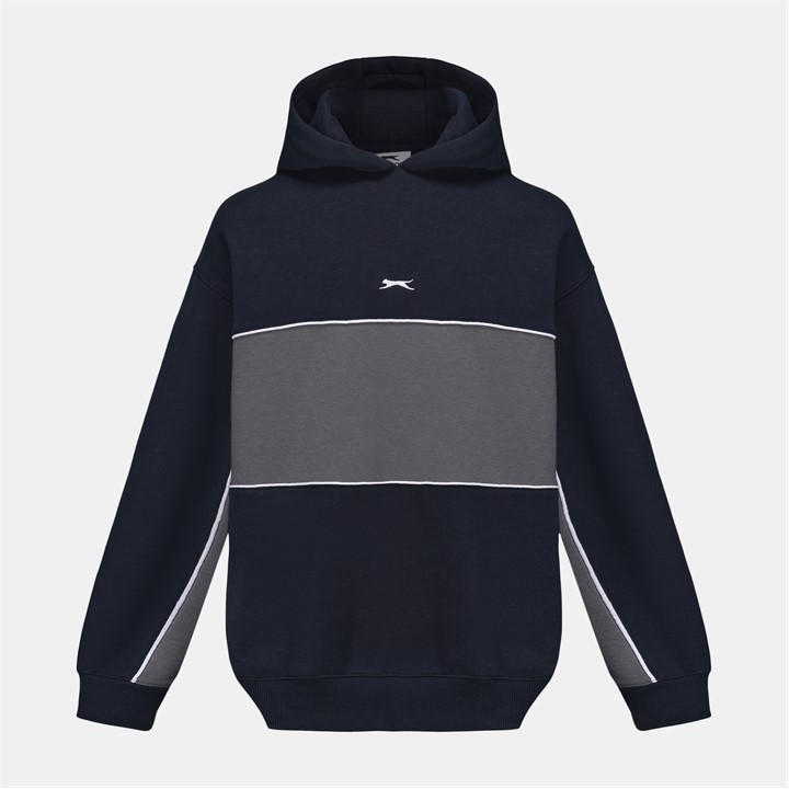 Slazenger Men' Blue Fleece Sportswear Hoodie in Size S, Sports Direct