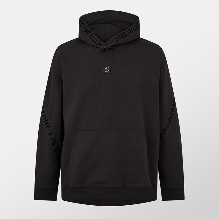 Hugo Men's Black Logo Hoodie in Size 2XL, Sports Direct
