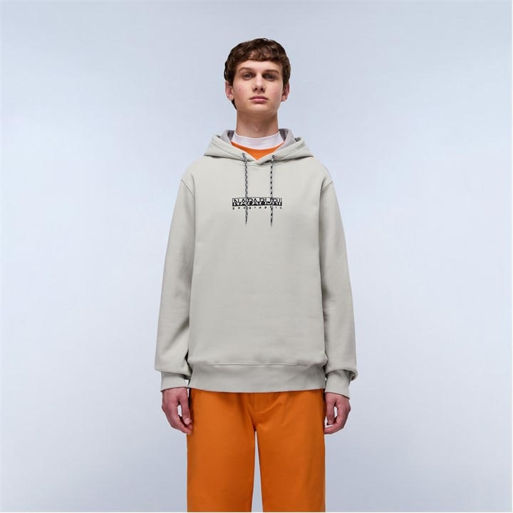Napapijri Men's Grey Fiemme Hoodie in Size M, Sports Direct
