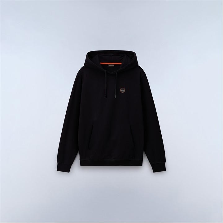 Napapijri Men' Black Badge Hoodie in Size S, Sports Direct