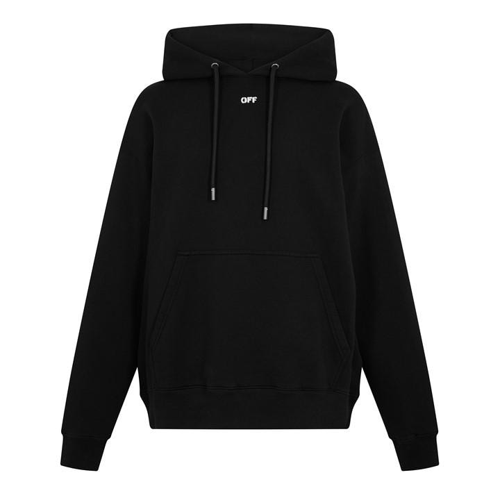 Off White Men's Black Overhead Hoodie in Size L, Sports Direct