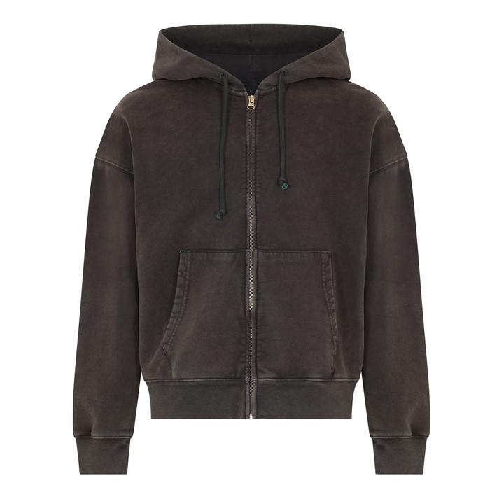 Levis Men's Black Hayes Boxy Fz Hoodie in Size M, Sports Direct
