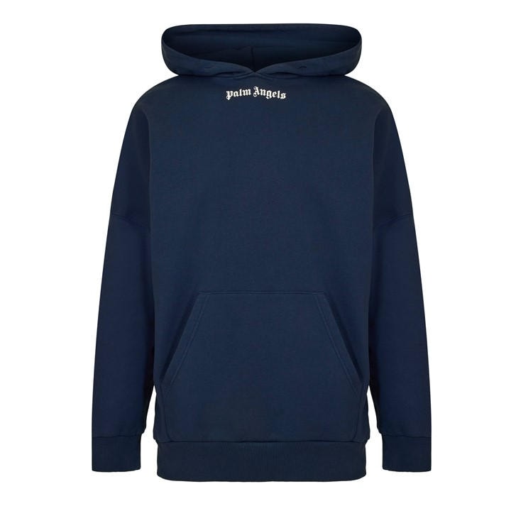 Palm Angels Men' Blue Overhead Hoodie in Size S, Sports Direct