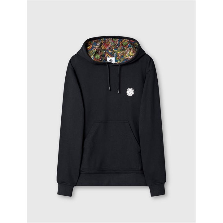 Pretty Green Men's Black Pg Lounge Hoody Sn61 Medium