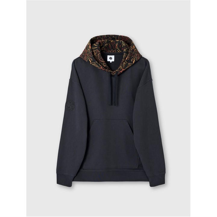 Pretty Green Men's Black Pg Parthian Hoodie in Size L, Sports Direct