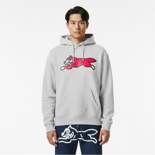 Grey - ICECREAM - Men's Overhead Hoodie